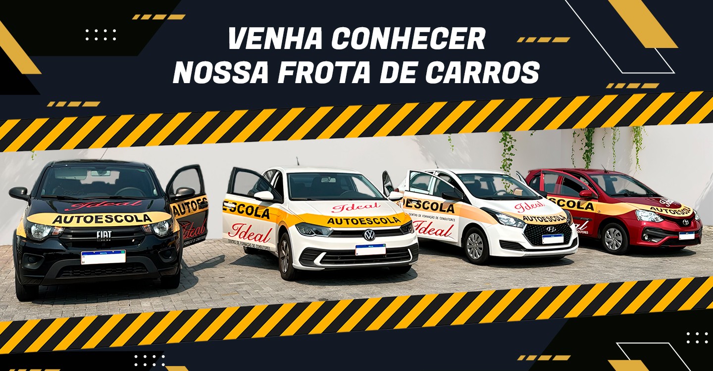 Auto Escola Ideal - Nossa frota de carros completa